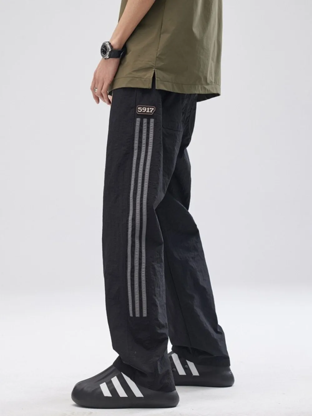 Men's Full Size Casual Loose Fit Drawstring Pants Plus Size, image 4