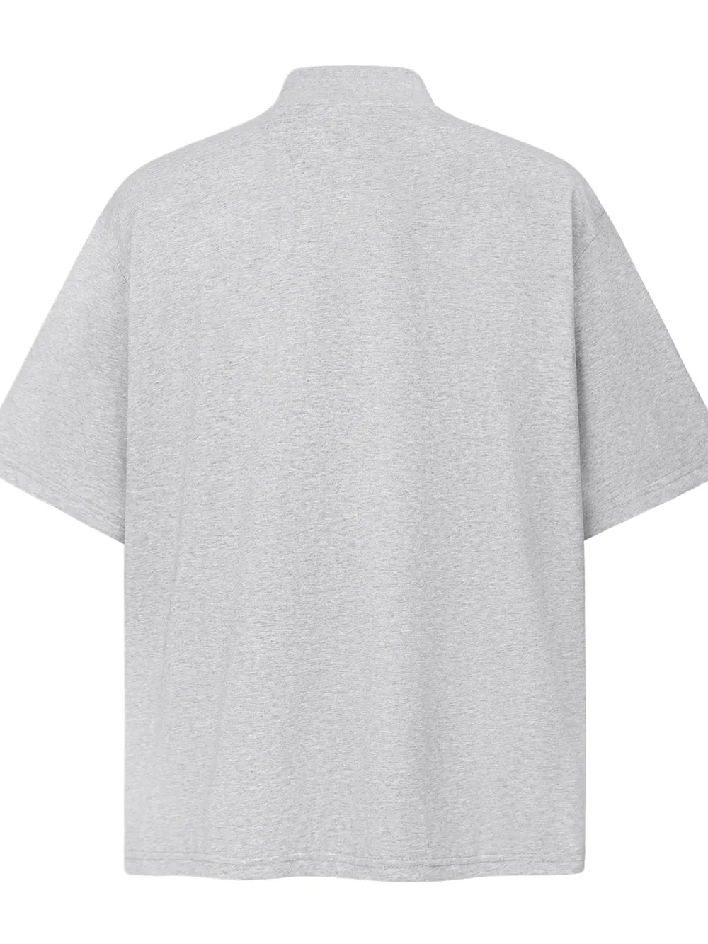 Men's Half-Zip Mock Neck Short Sleeve T-Shirt, image 6