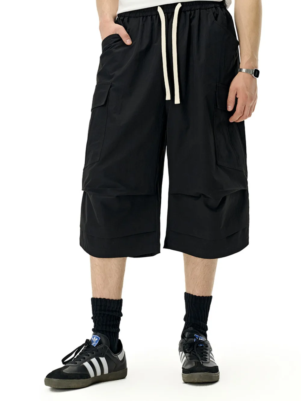 Men's Loose-Fit Cargo Shorts, image 2