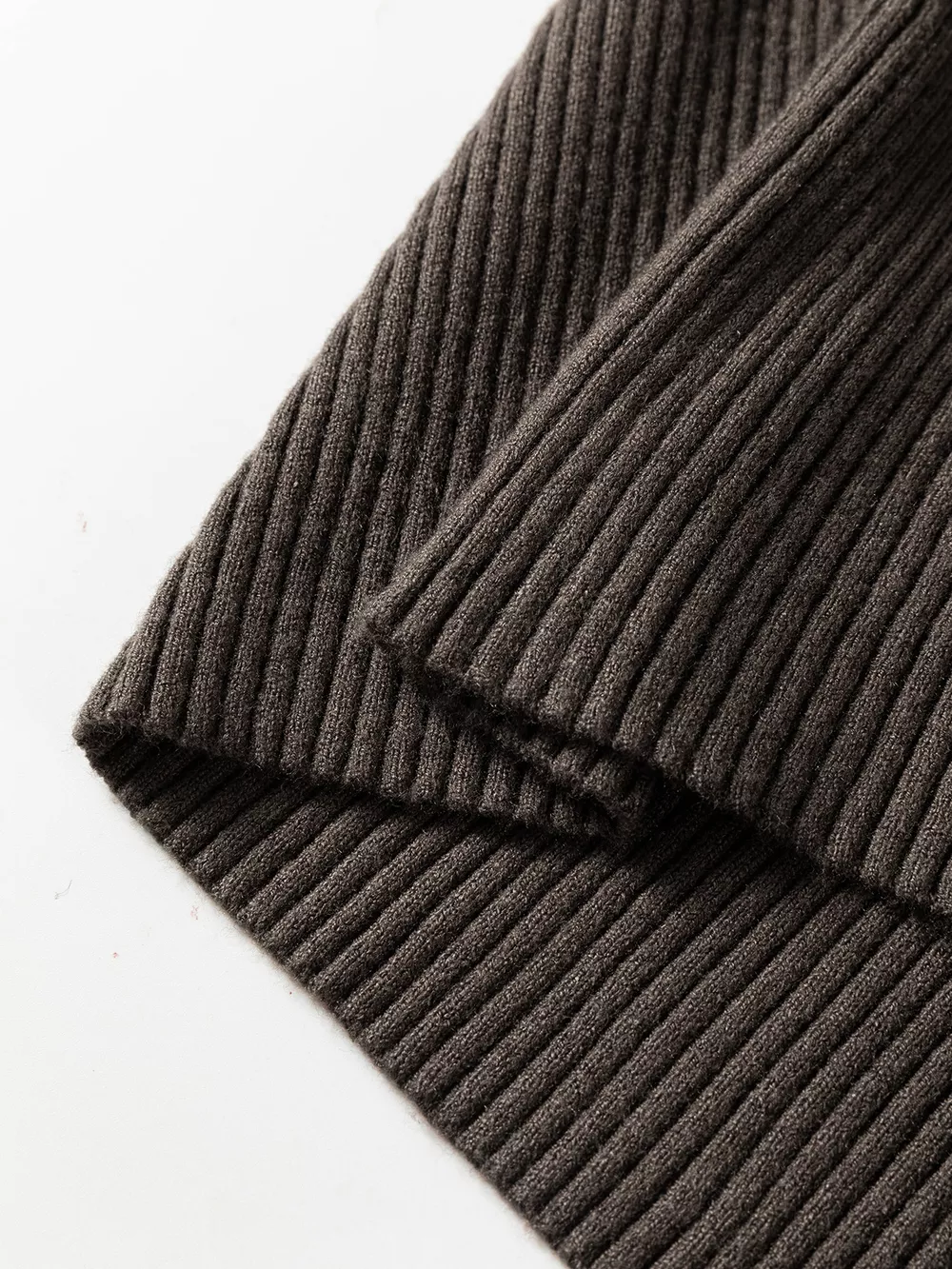 Ribbed Knit High Neck Sleeveless Waist Slim Fit Sweater Vest, image 12