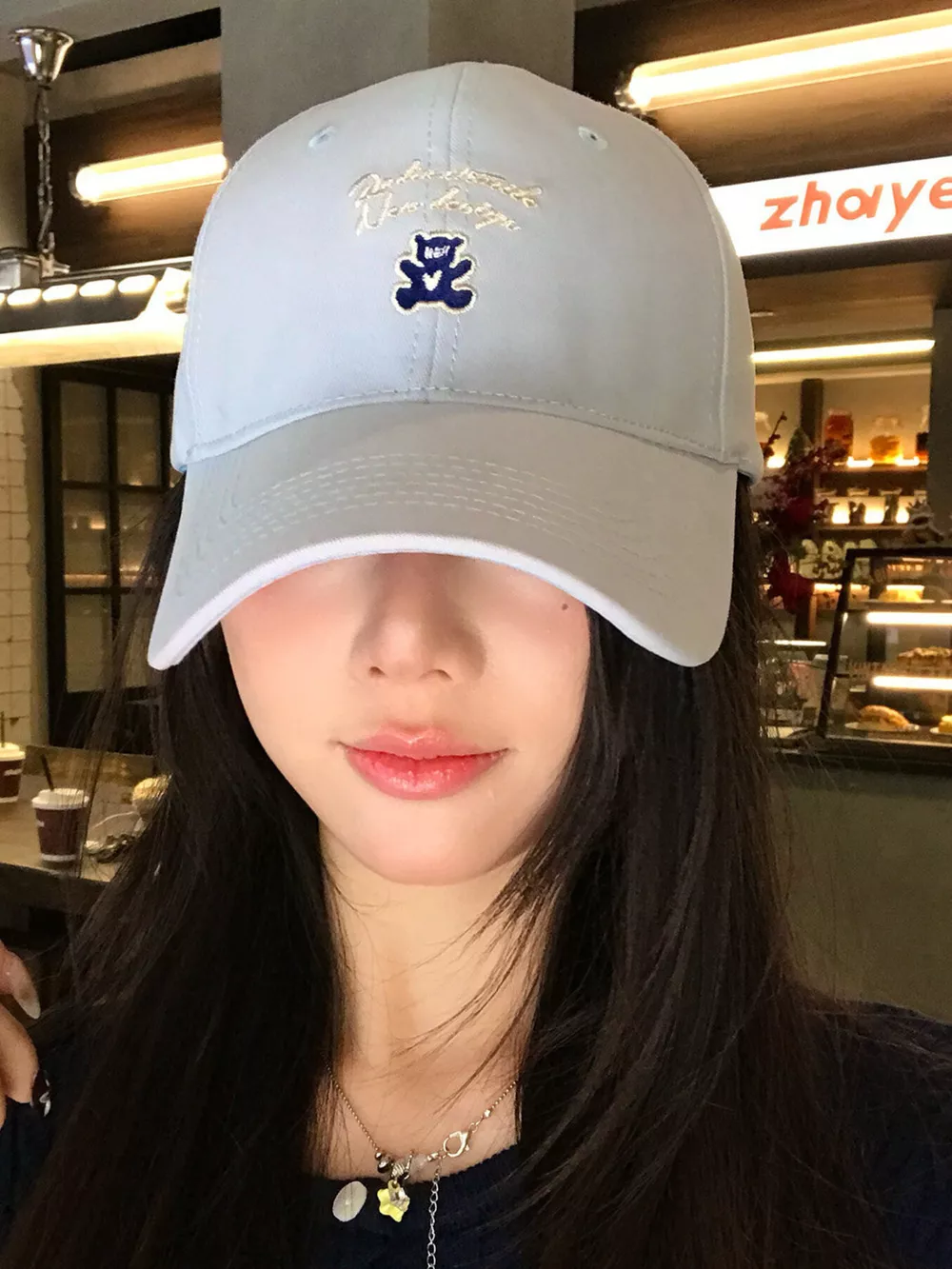 Washed Embroidered Baseball Cap, image 2