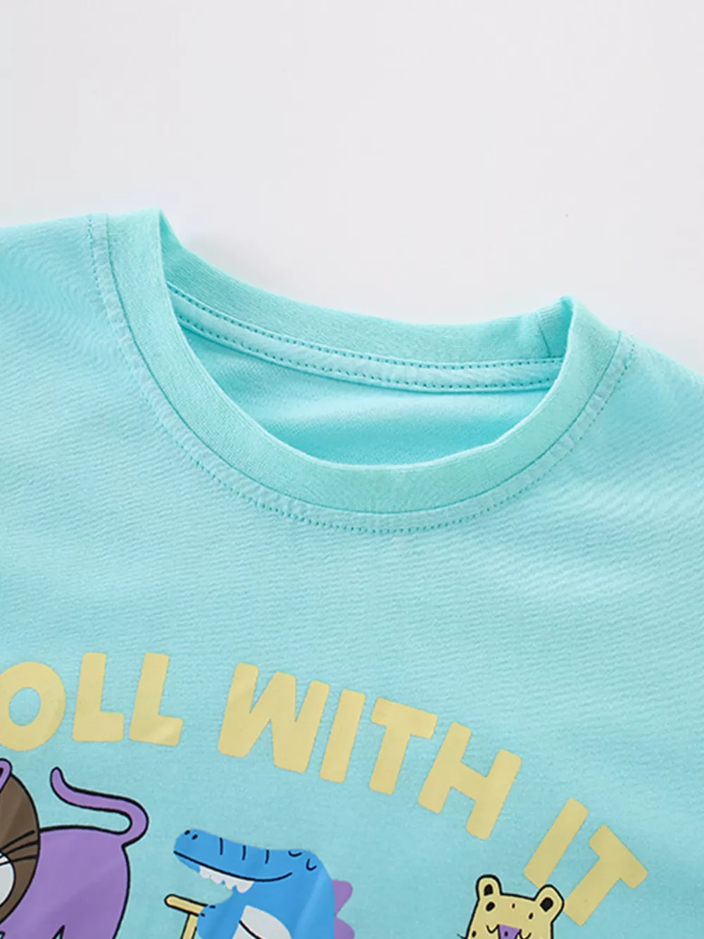 Children's Animal Graphic Tee and Shorts Set, image 3
