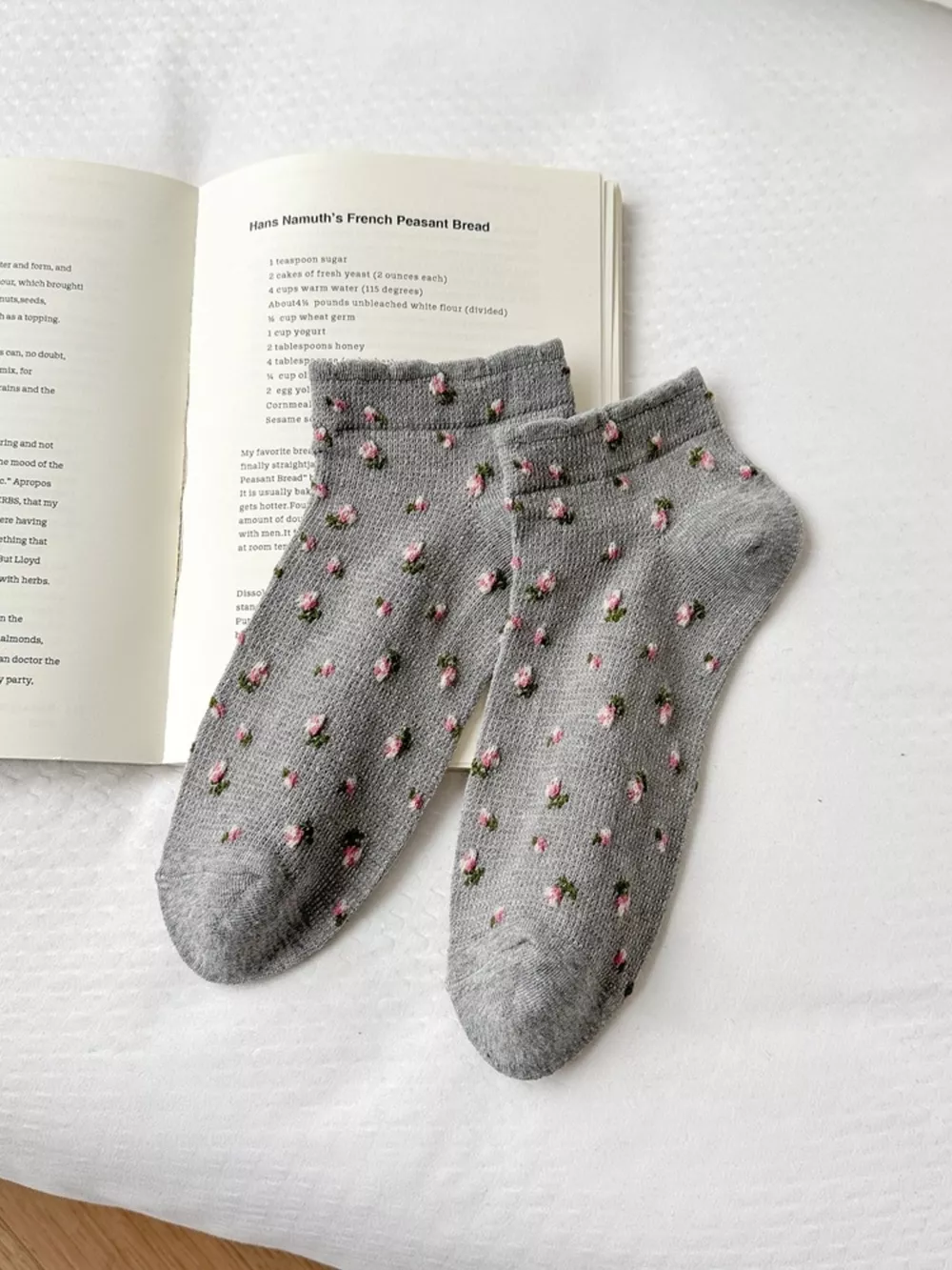 Floral Ankle Socks, image 4