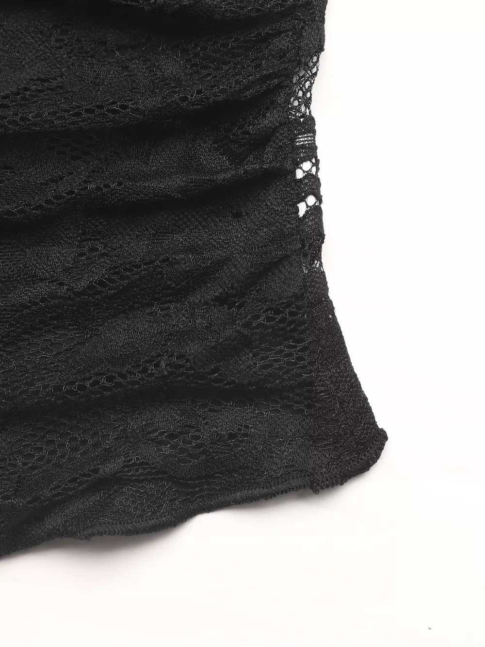 Lace V-Neck Slim Fit T-Shirt, image 7
