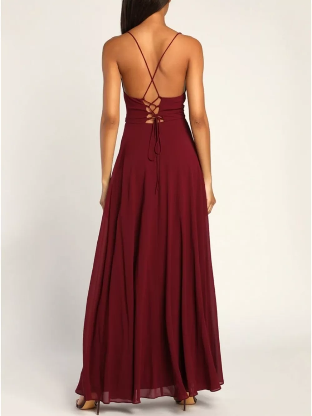 Slit Cowl Neck Maxi Dress, image 16