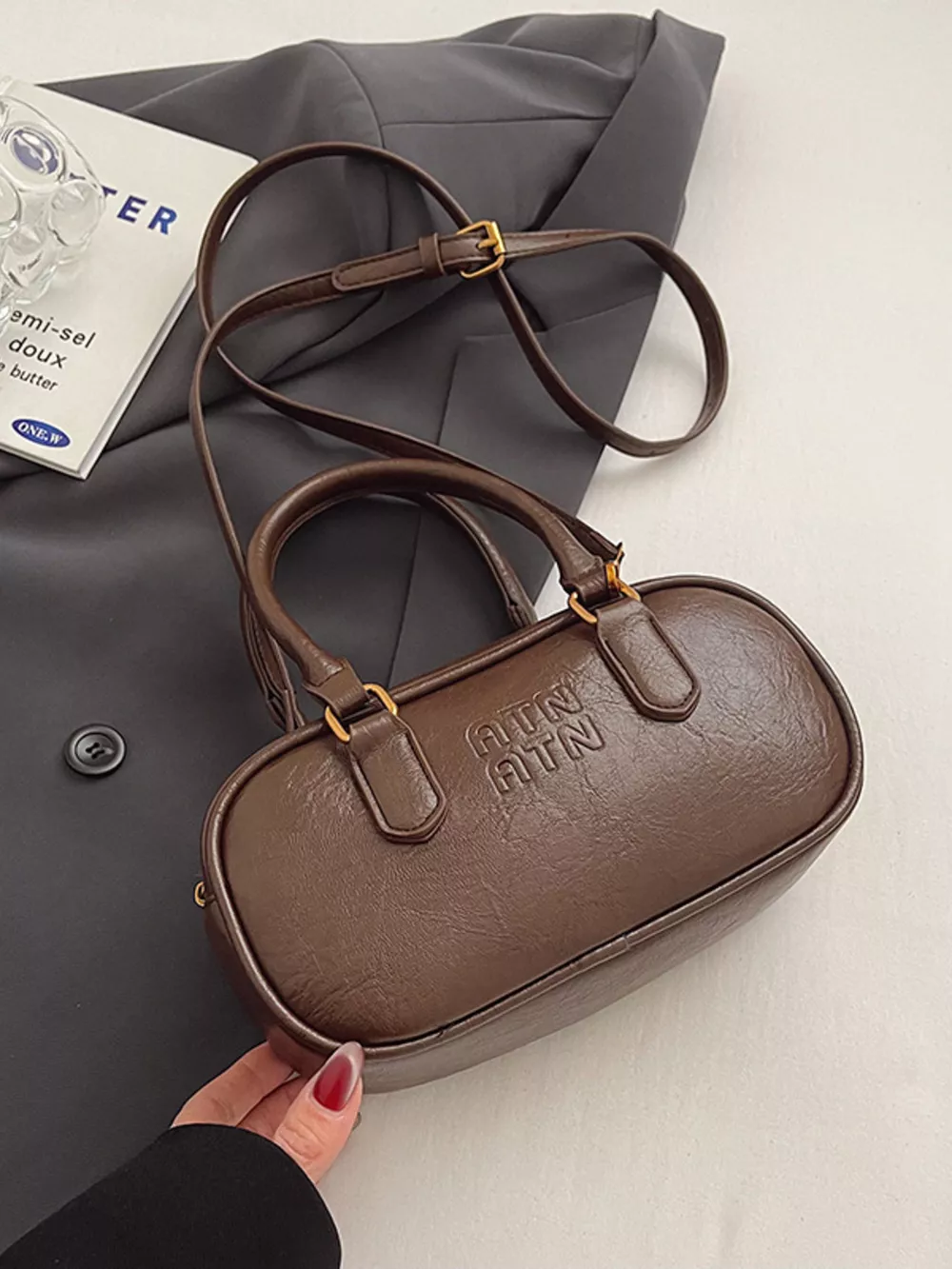 Adjustable Strap Crossbody Bag, image 3