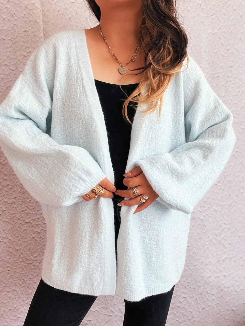 Open Front Long Sleeve Cardigan, image 12