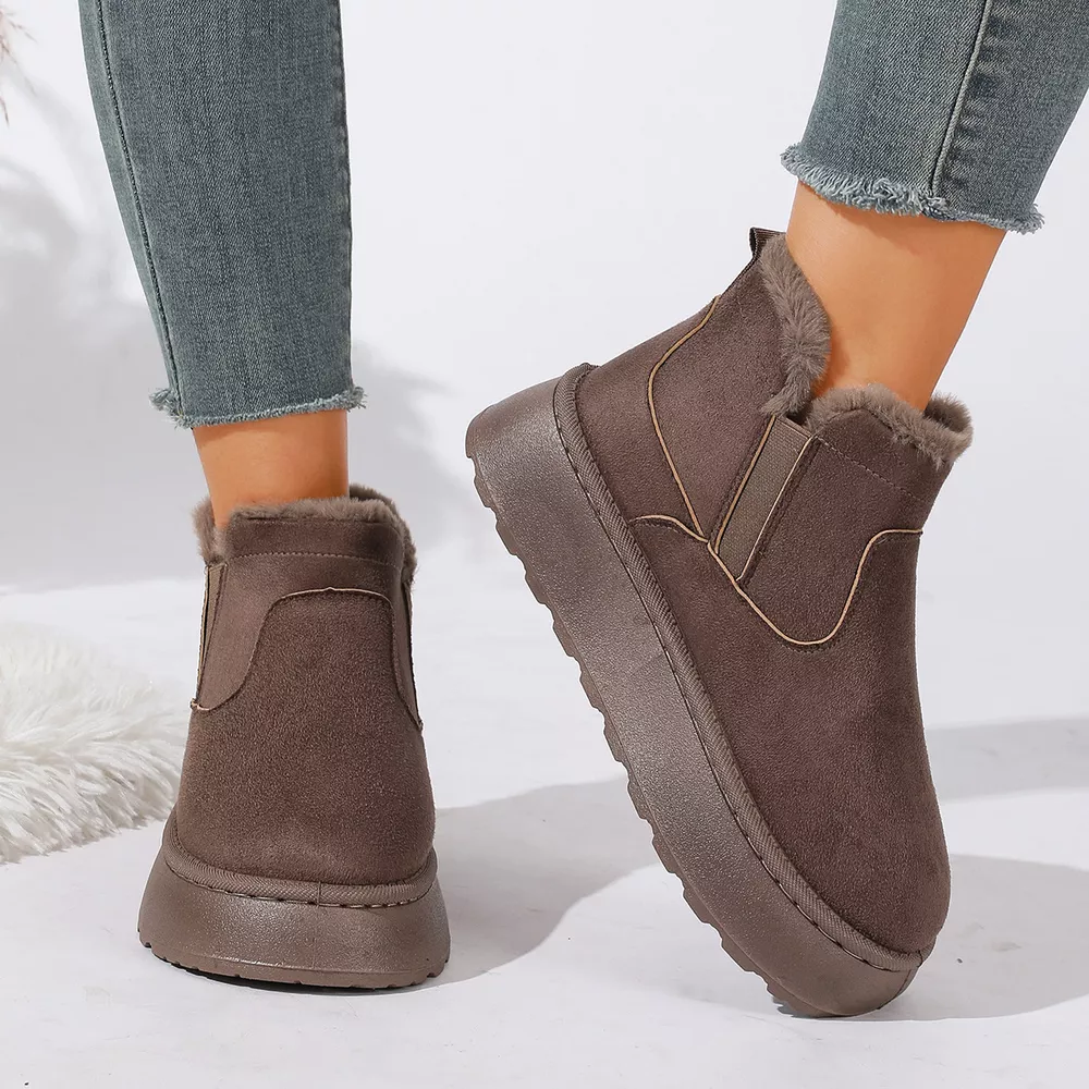 Round Toe Platform Boots, image 15