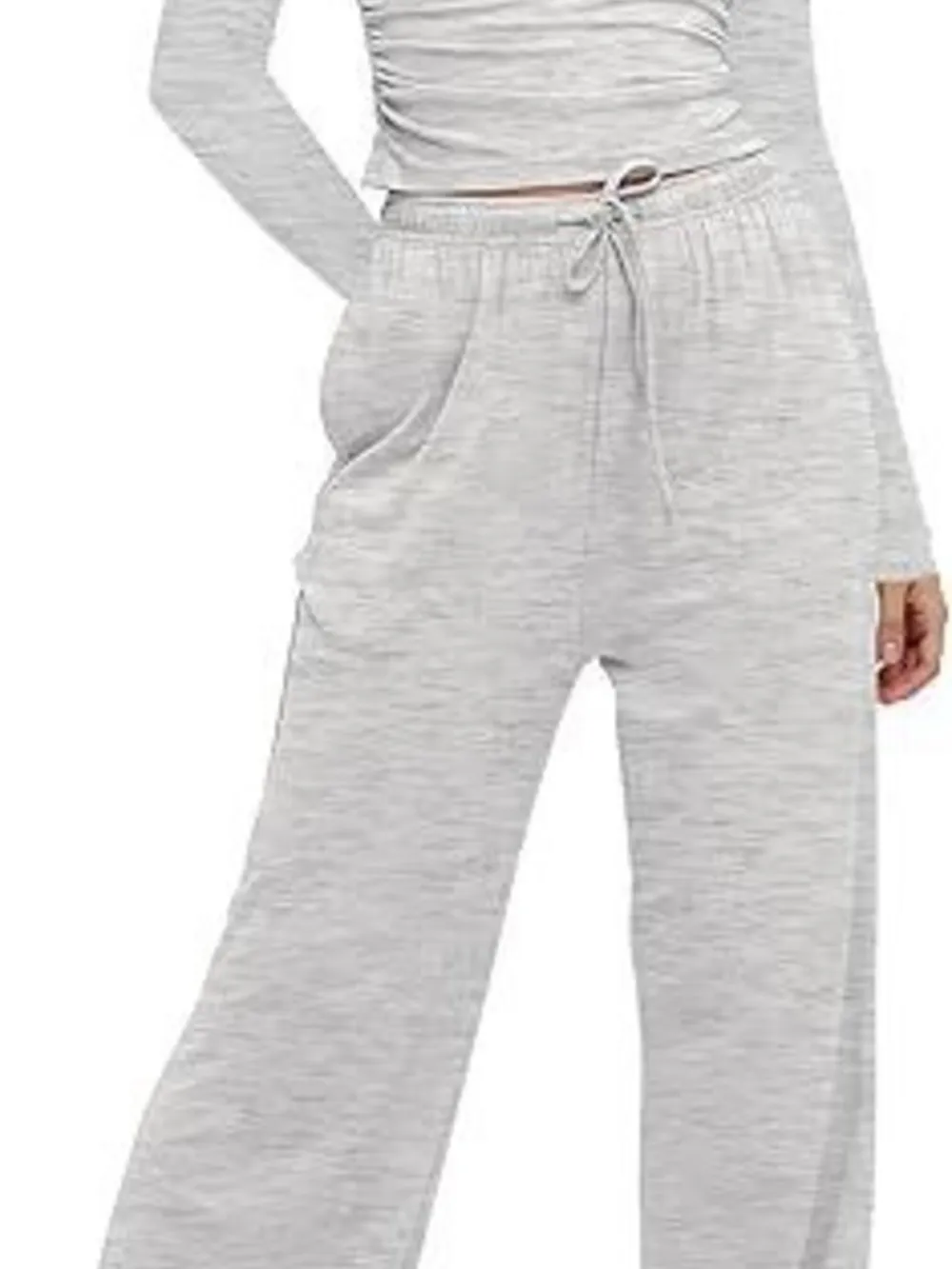 Round Neck Long Sleeve Top and Pants Set, image 26