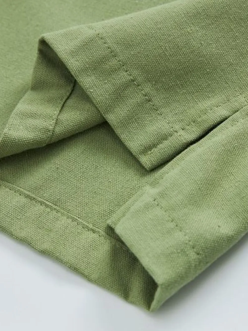 Men's Plus Size Button Detail Long Sleeve Blouse, image 3