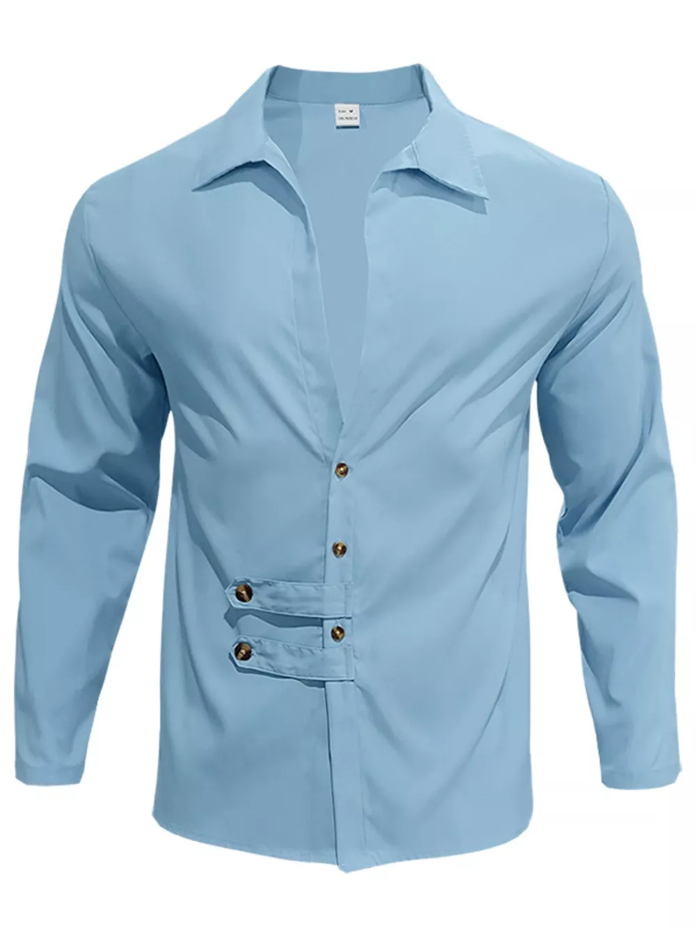 Men's Full Size Casual Button-Up Shirt Plus Size, image 11