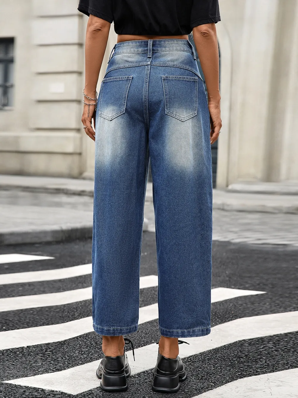 Wide Leg Jeans with Pockets, image 7