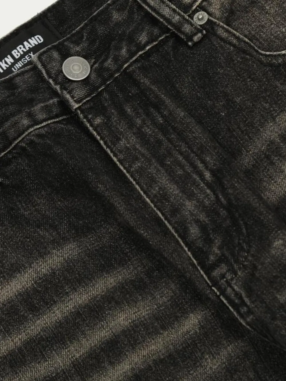 Men's Distressed Cat's Whisker Washed Bootcut Jeans, image 13