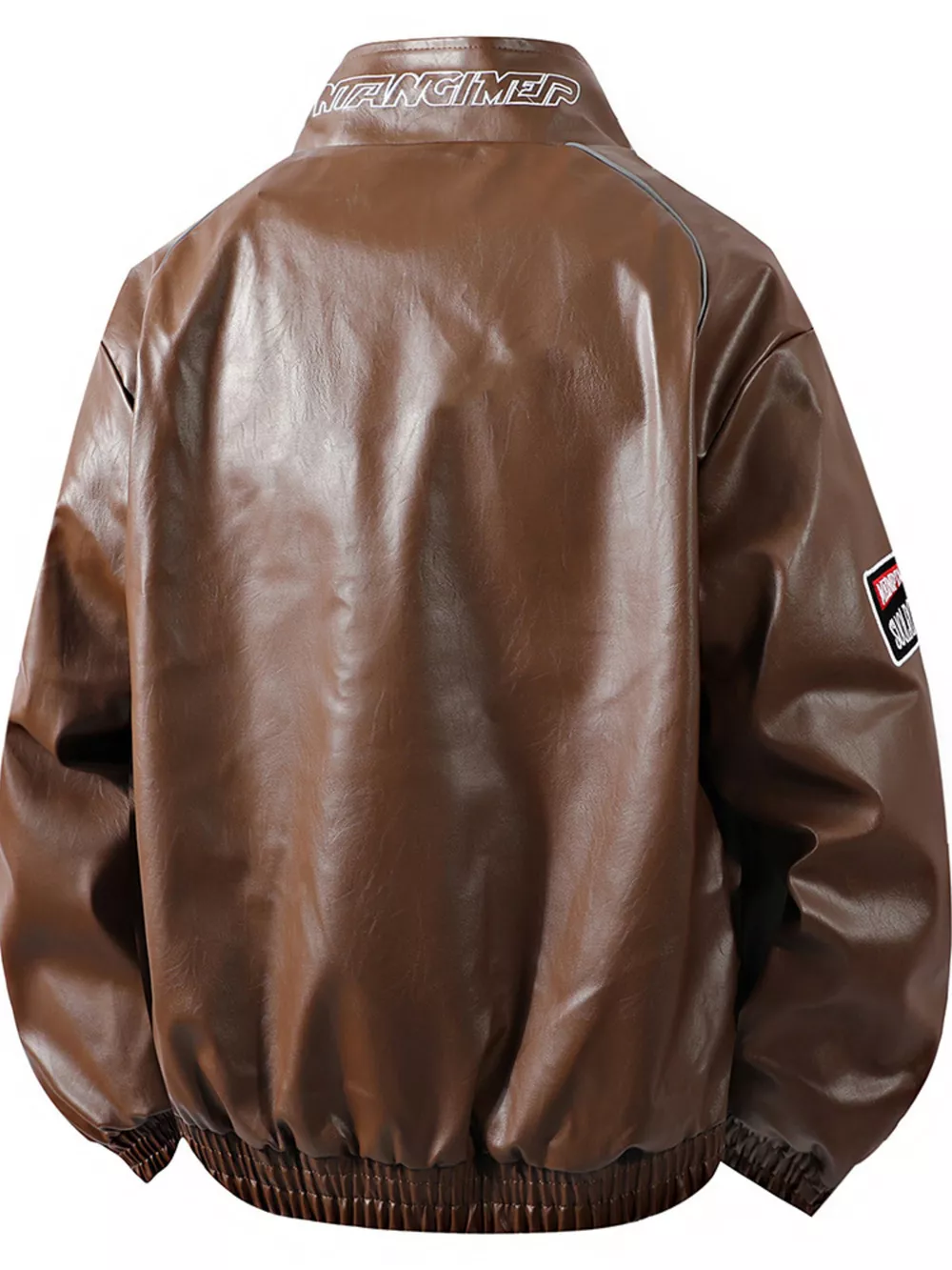 Men's Plus Size Zip Up Long Sleeve Jacket, image 5