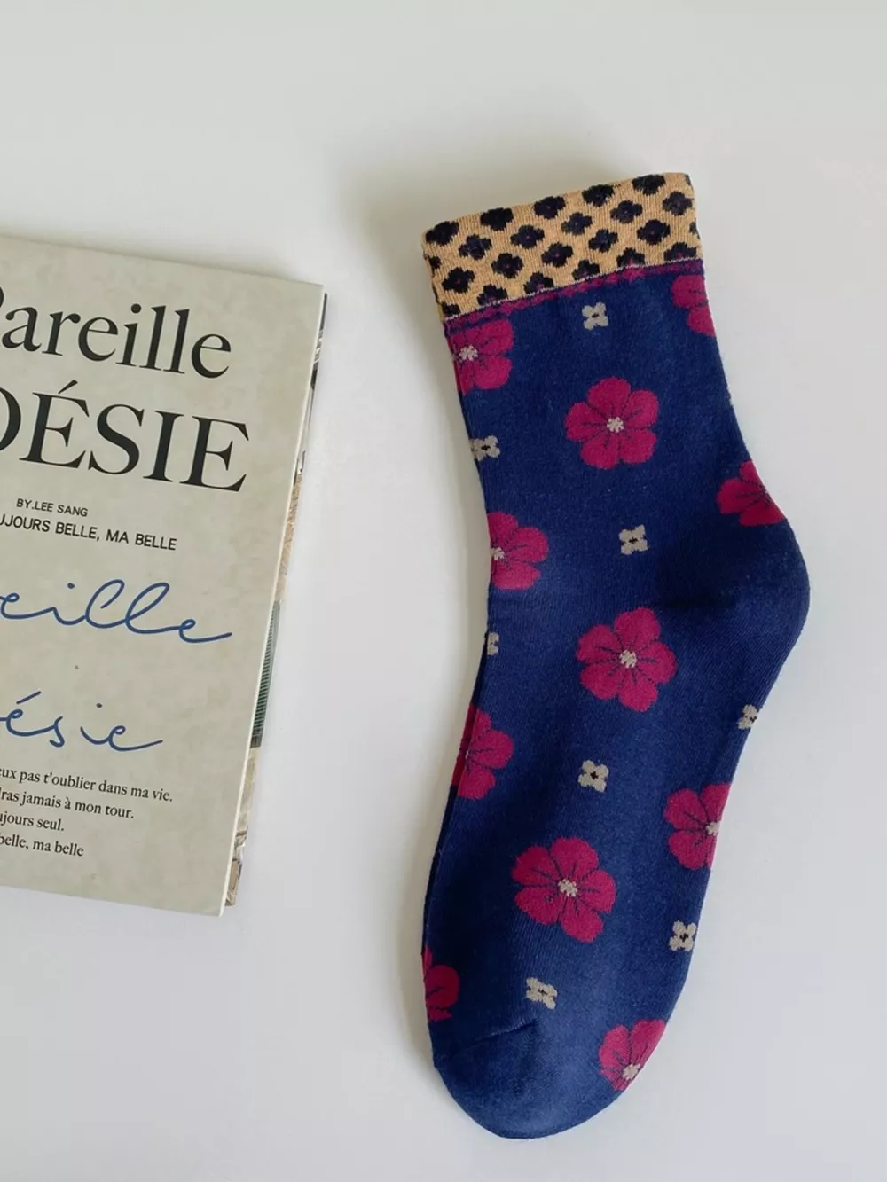 Vintage Floral Print Socks, image 10