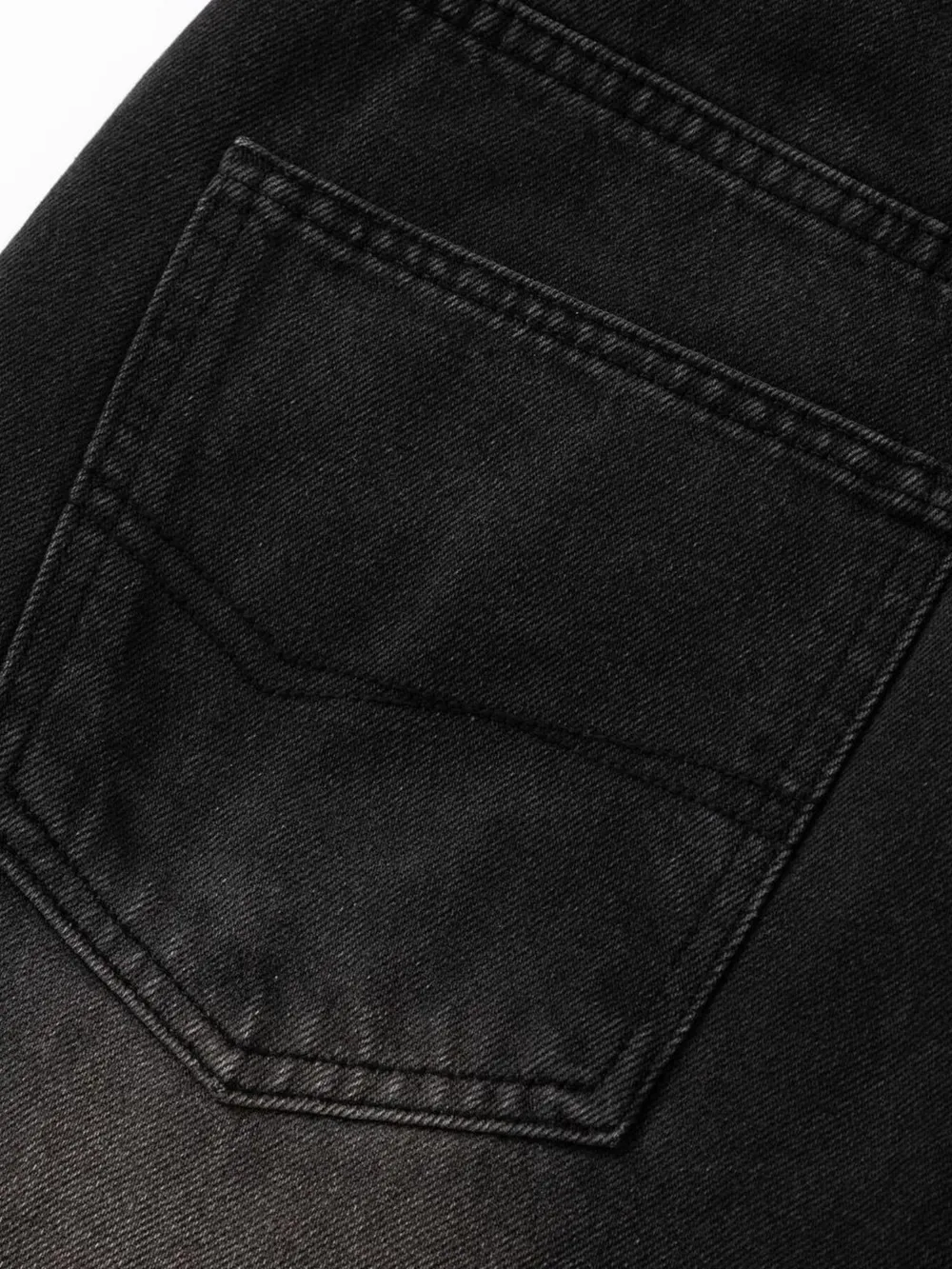 Men's Washed Denim Bermuda Shorts, image 8
