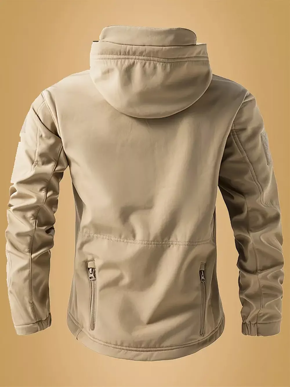 Men's Zip Up Long Sleeve Hooded Jacket, image 6