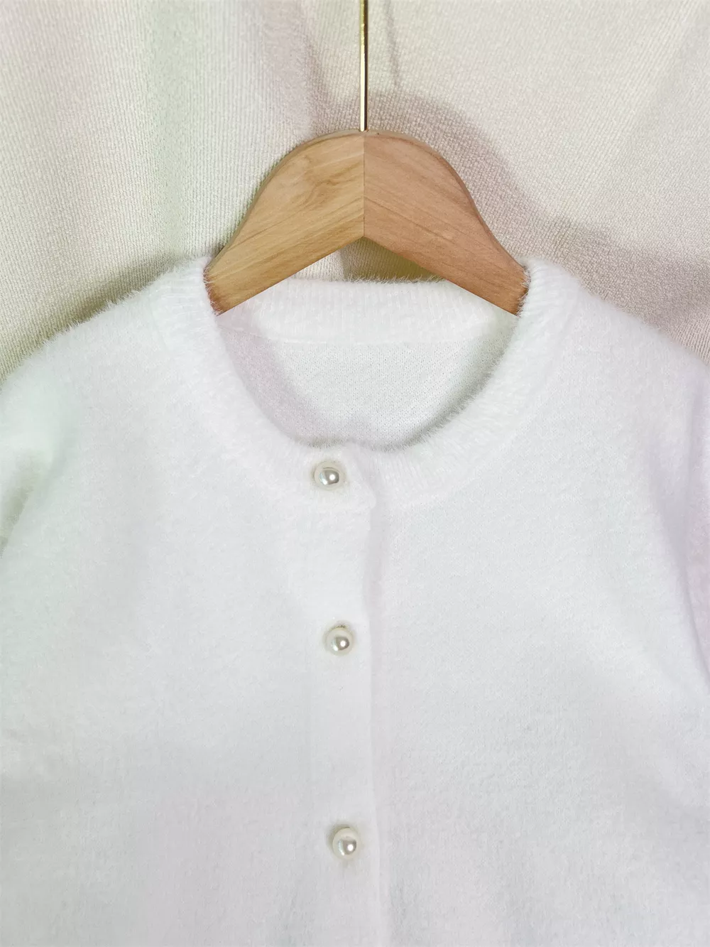 Fuzzy Knit Button Down Cardigan, image 13