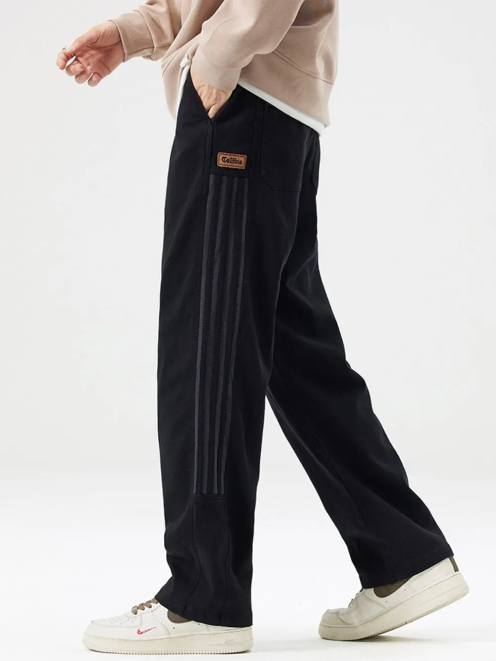 Men's Full Size Drawstring Wide Leg Pants Plus Size, image 7