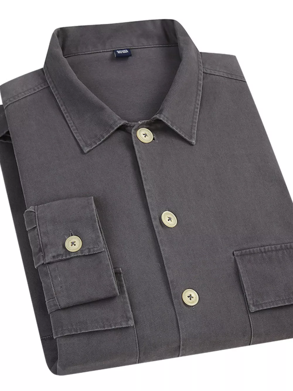 Men's Plus Size Casual Button Up Shirt, image 8