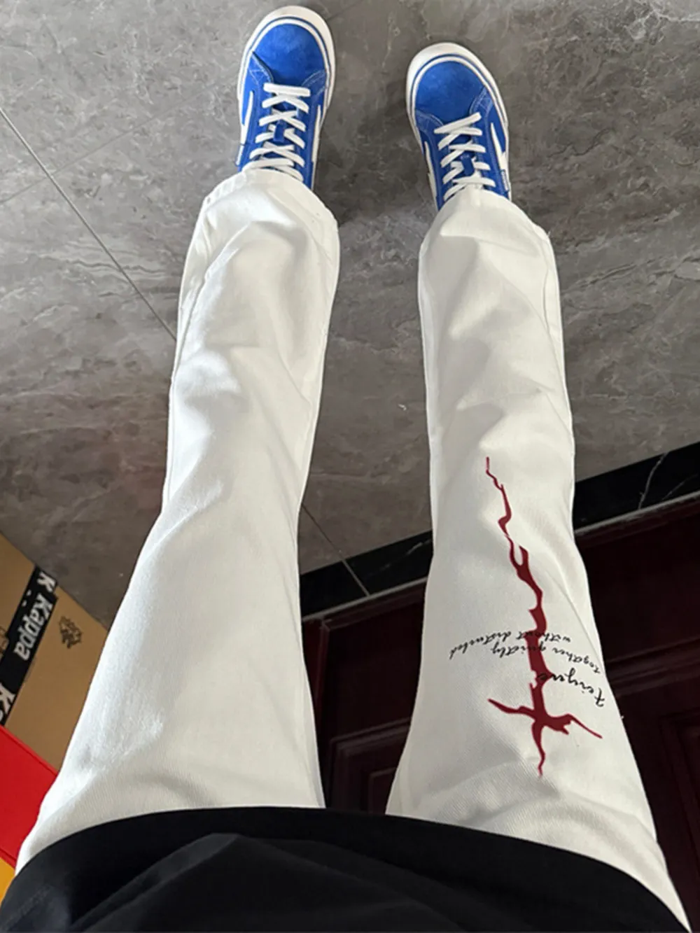Men's Full Size Casual Bootcut Pants, image 6