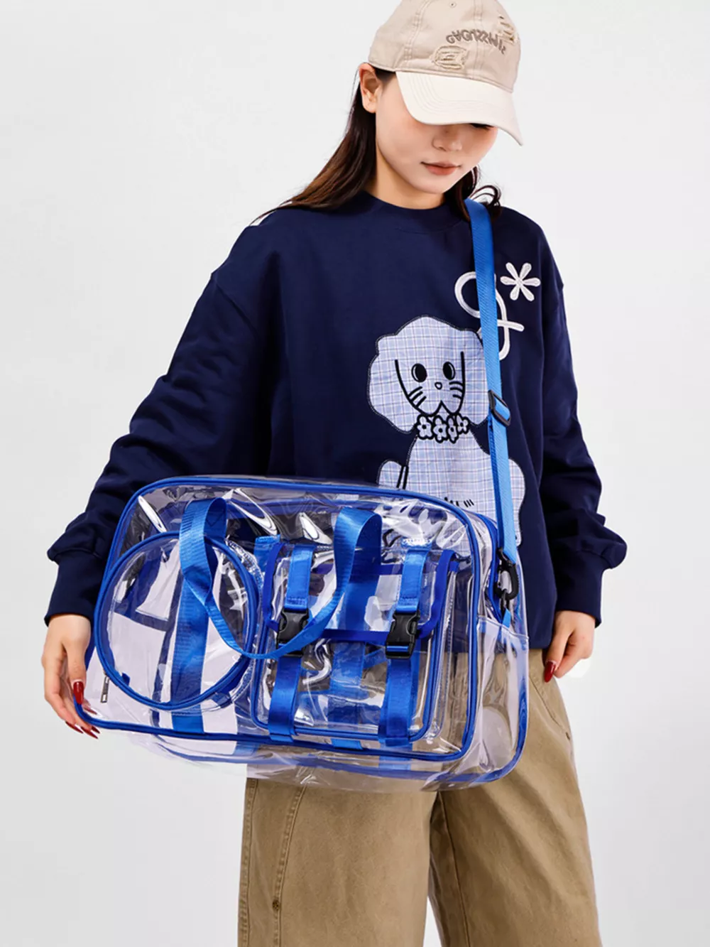 Clear PVC Travel Bag, image 7