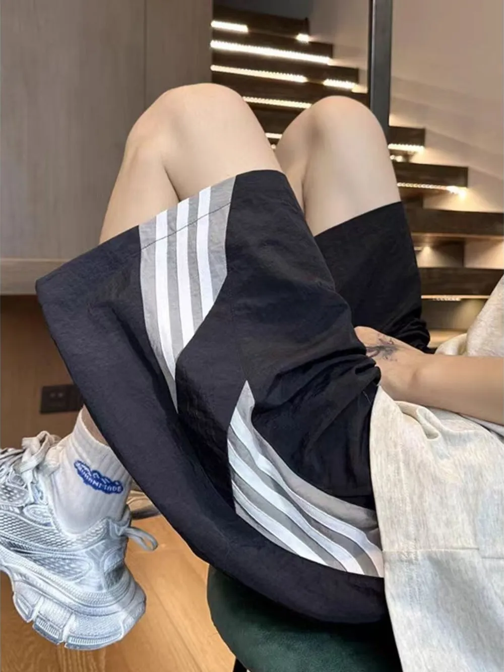 Men's Plus Size Casual Drawstring Shorts