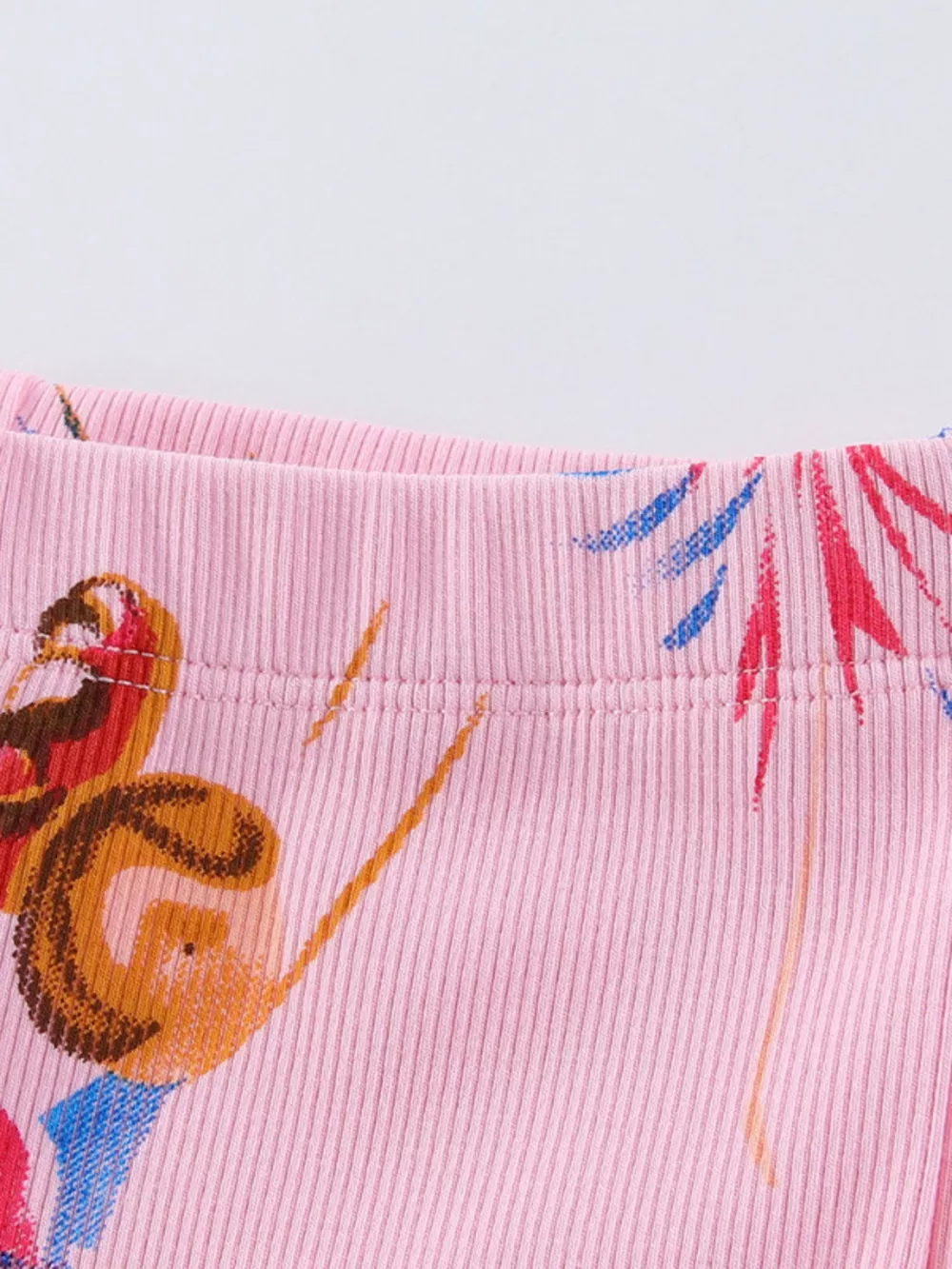 Children's Fairy Print Flared Leggings, image 2