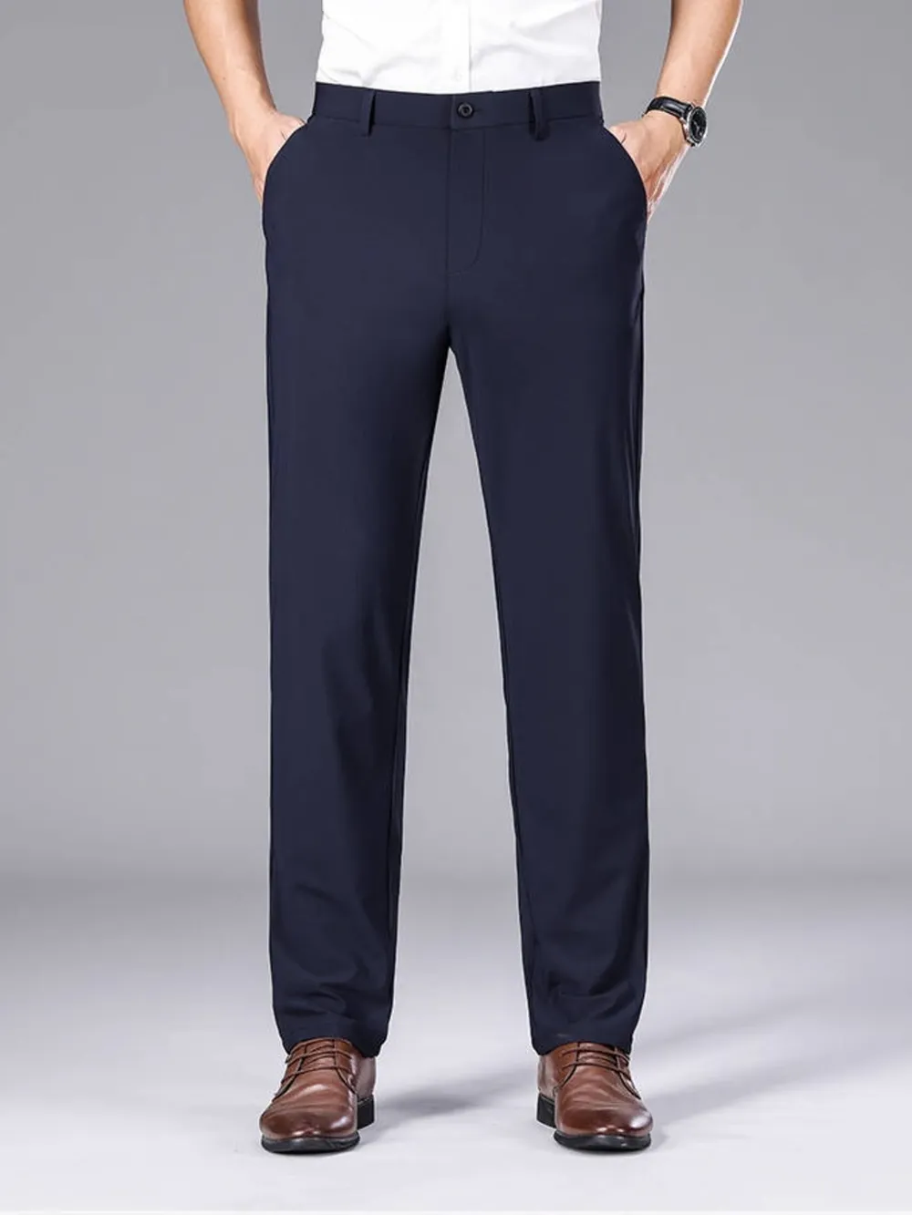 Men's Slim Fit Casual Pants, image 3