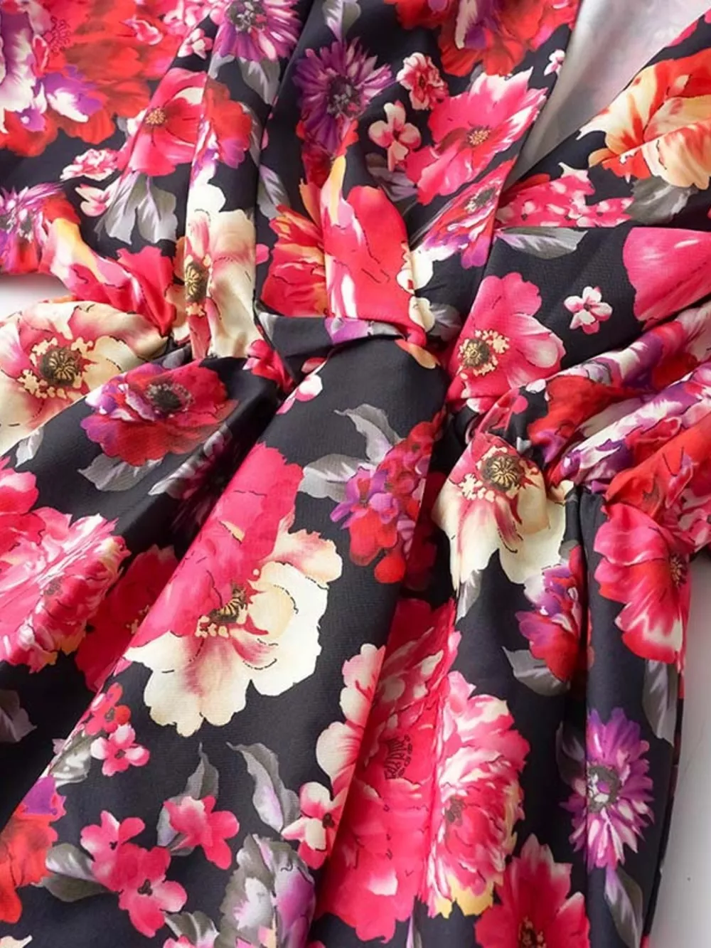 Floral Print Layered Ruffle Hem Mini Dress, image 15