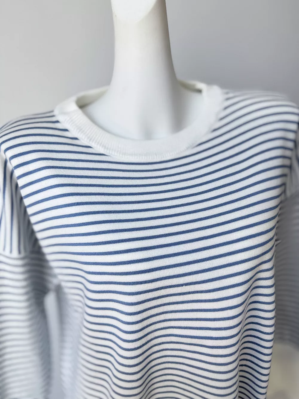 Striped Round Neck Knit Top, image 18