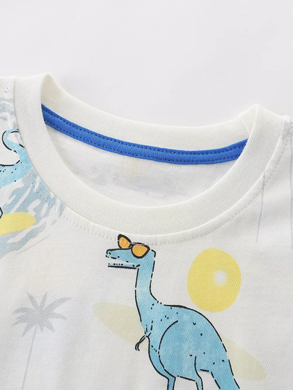 Children's Dinosaur Print Round Neck Tee, image 2