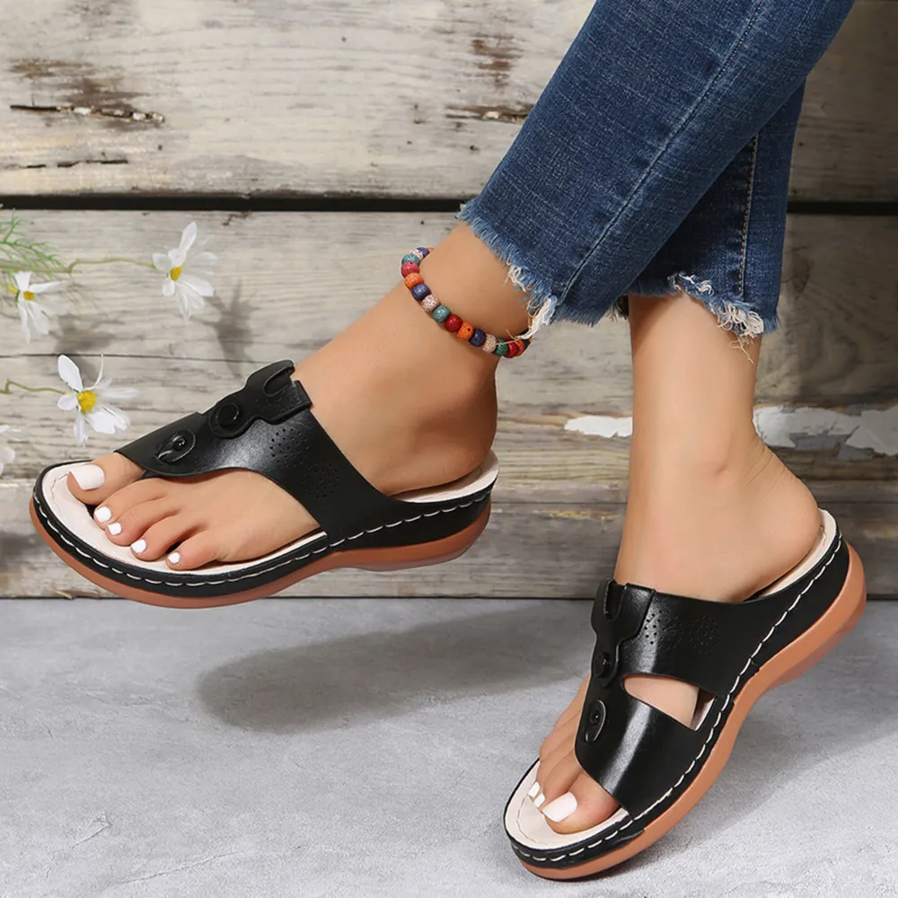 Cutout Wedge Sandals, image 16