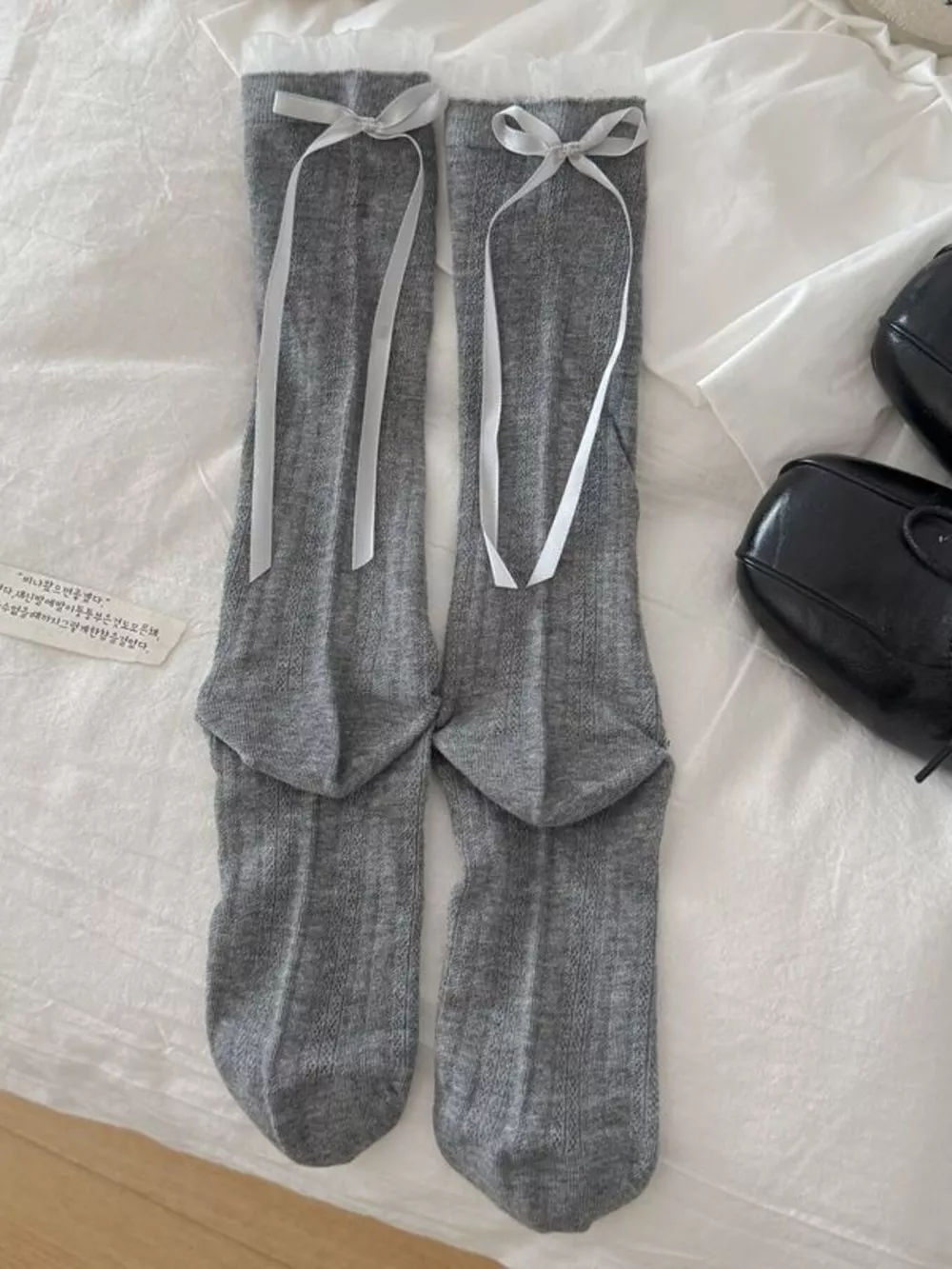 Ribbon Bow Detail Socks, image 13