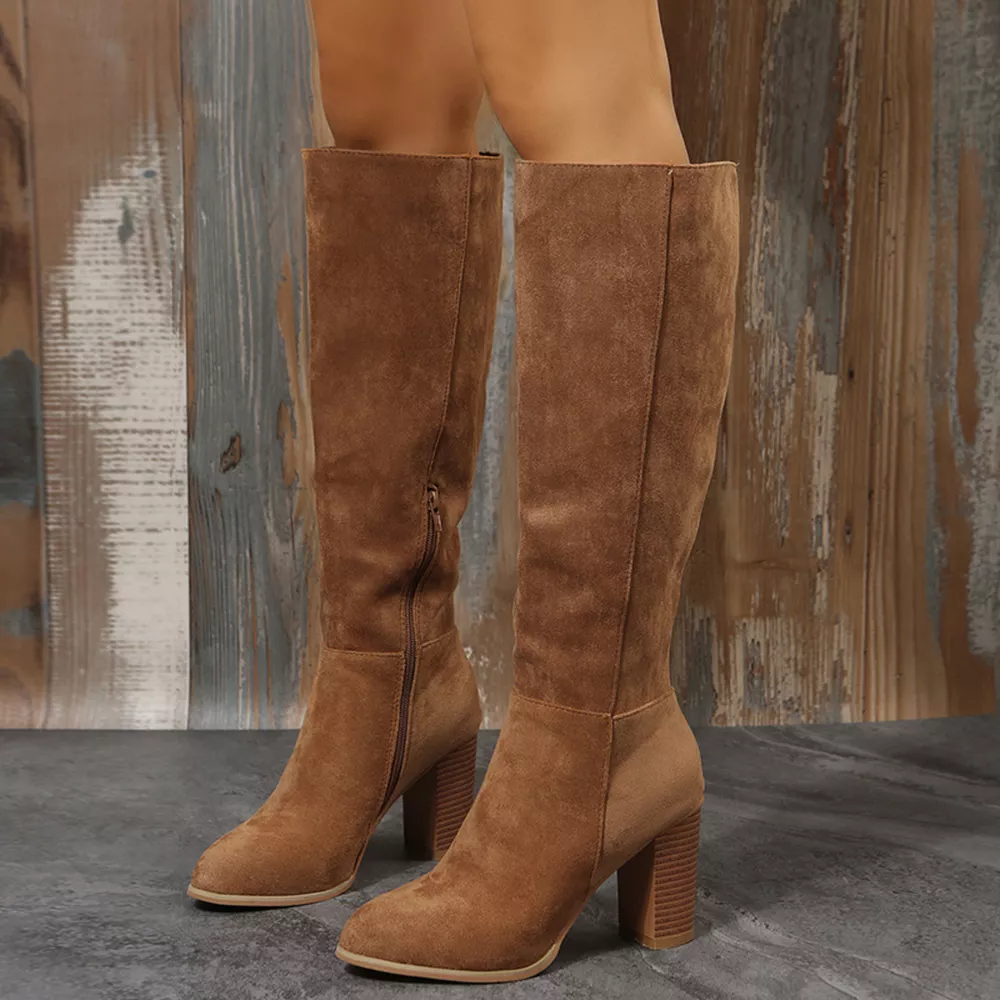 Point Toe Block Heels Boots, image 11