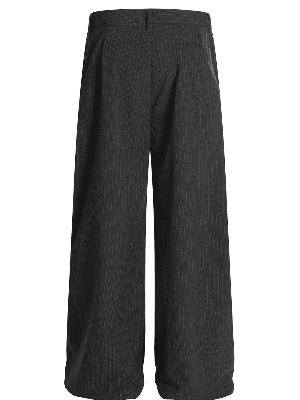 Men's Wide Leg Pinstripe Pants, image 3