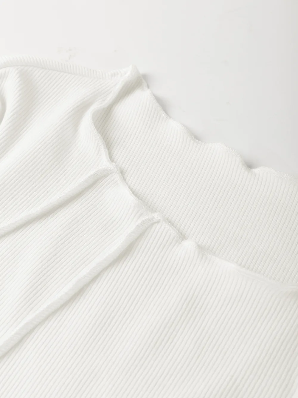 Exposed Seam Slim Fit Long Sleeve Top, image 7