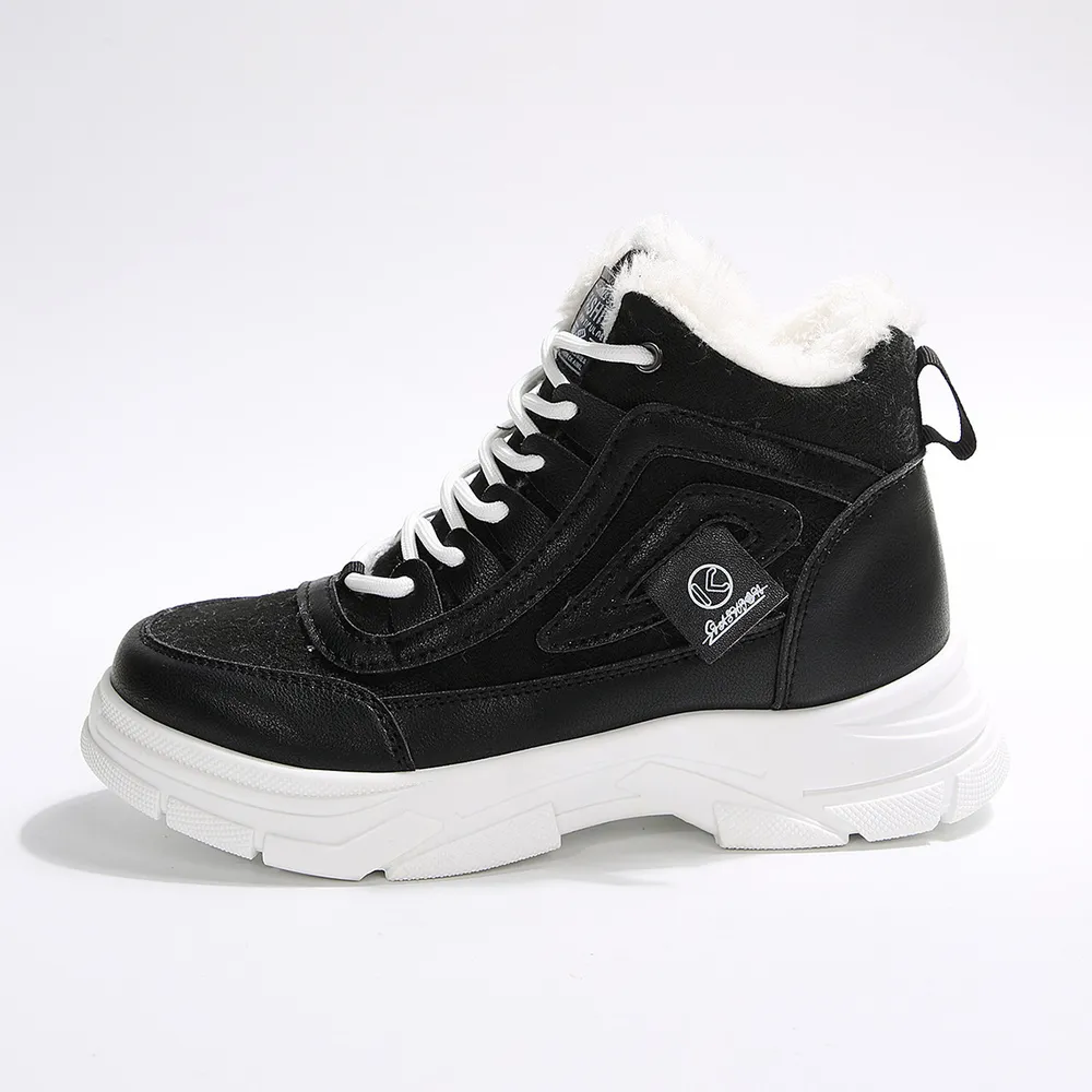 High-Top Platform Chunky Sneaker Boots with Lace-Up, image 4