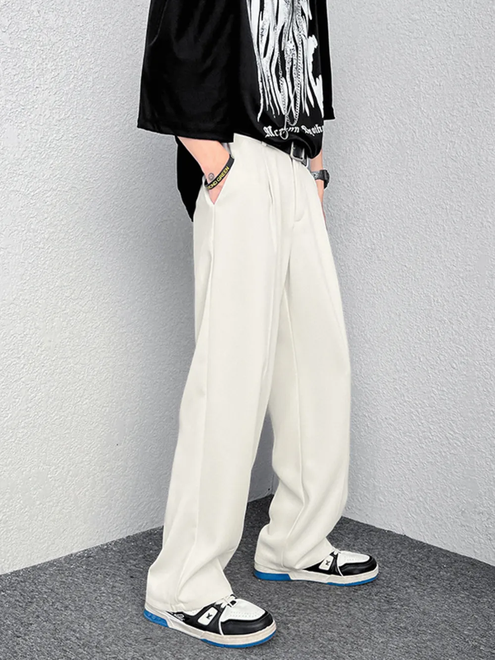 Men's Full Size Wide-Leg Casual Pants Plus Size, image 2