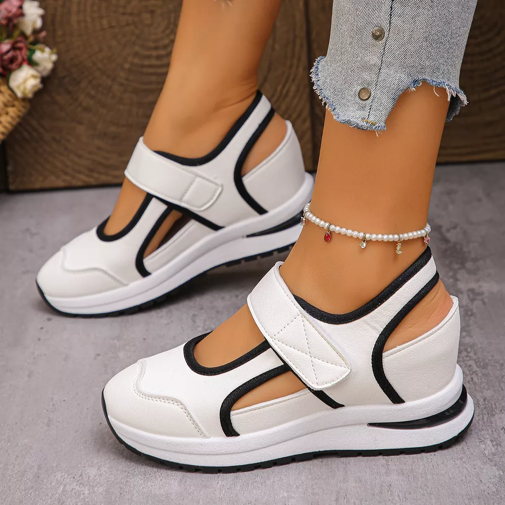 Round Toe Wedge Sandals, image 2