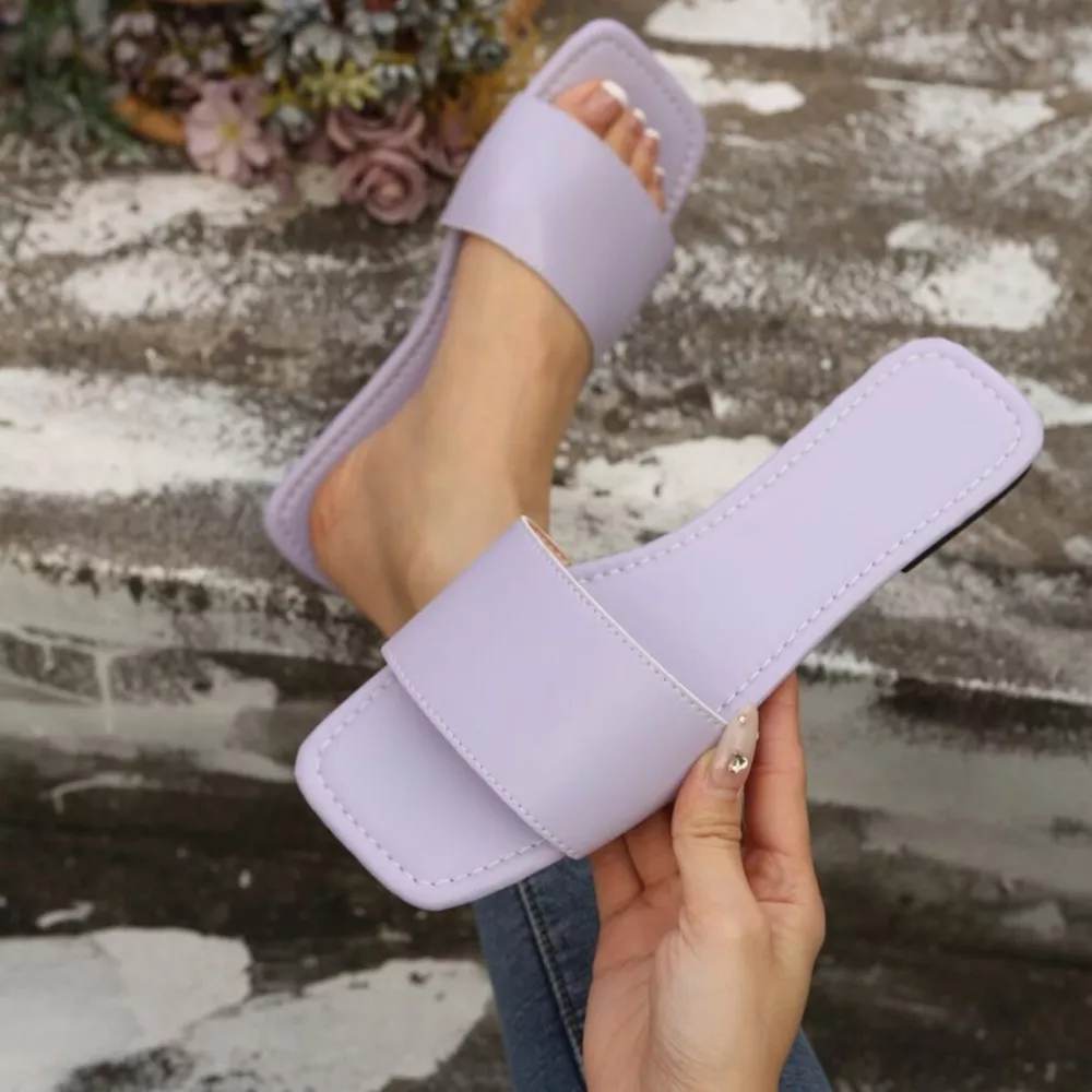 Open Toe Flats Sandals, image 9