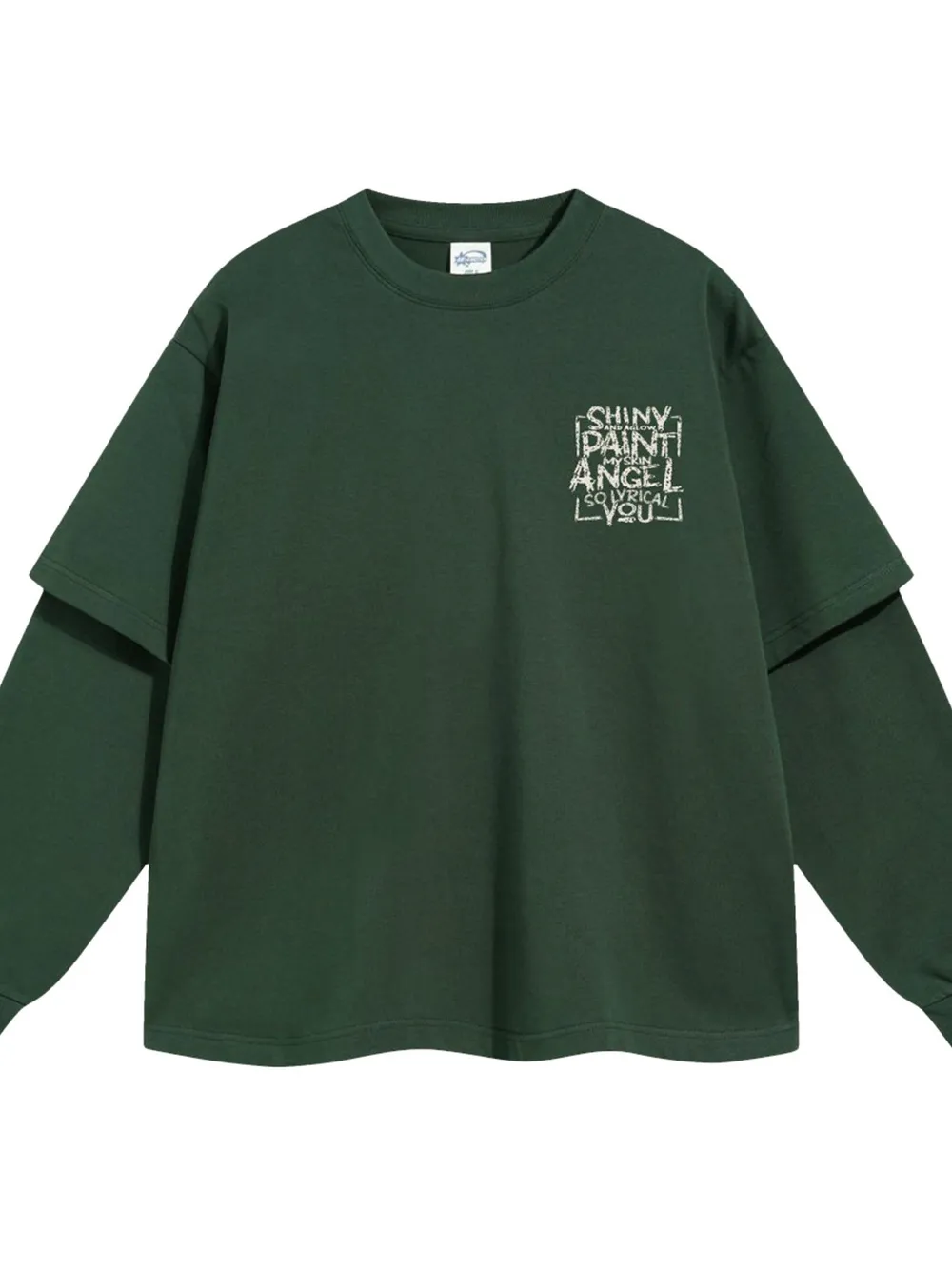 Men's Round Neck Long Sleeve T-Shirt, image 7