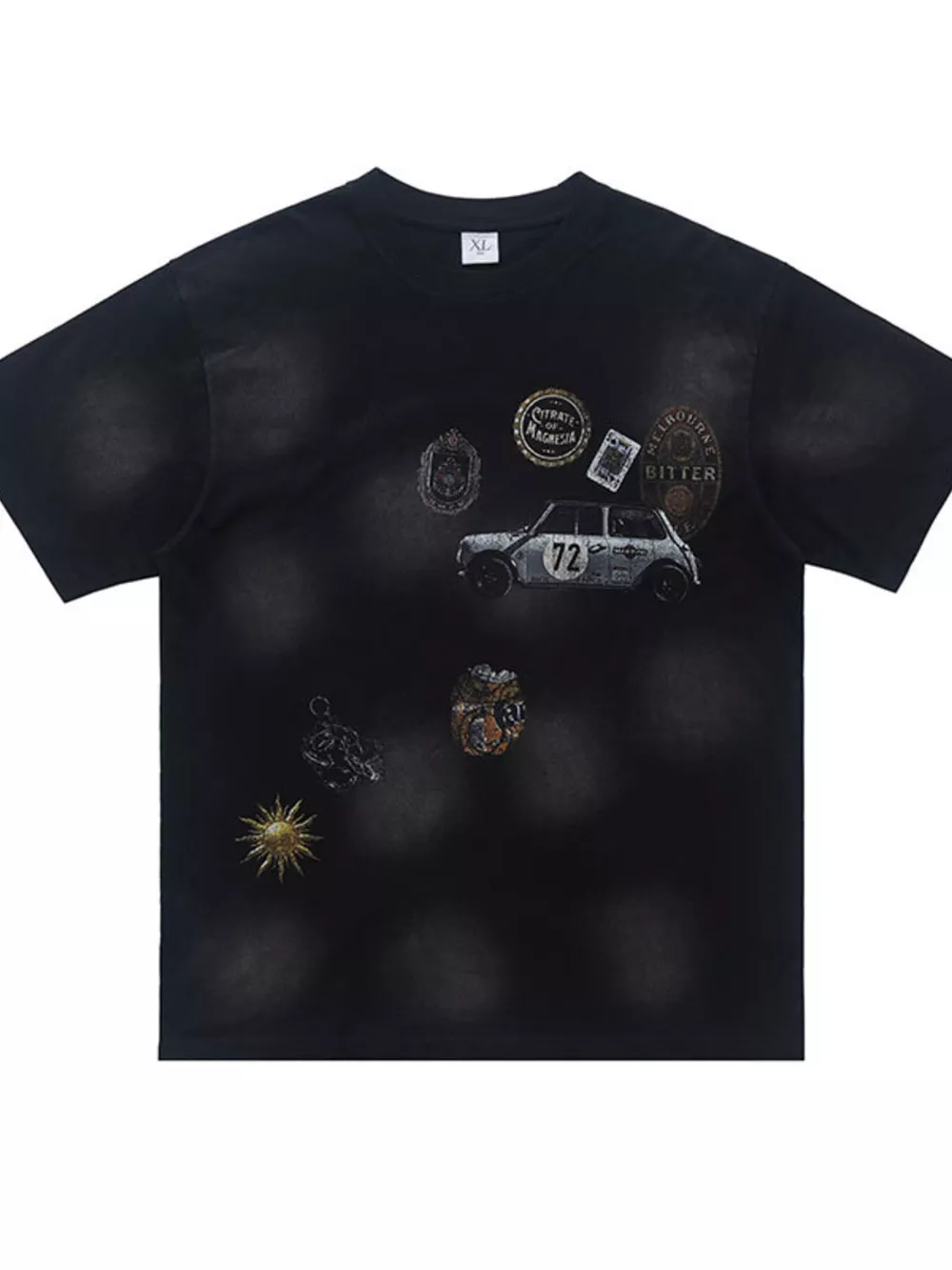 Men's Vintage Graphic Round Neck T-Shirt, image 3
