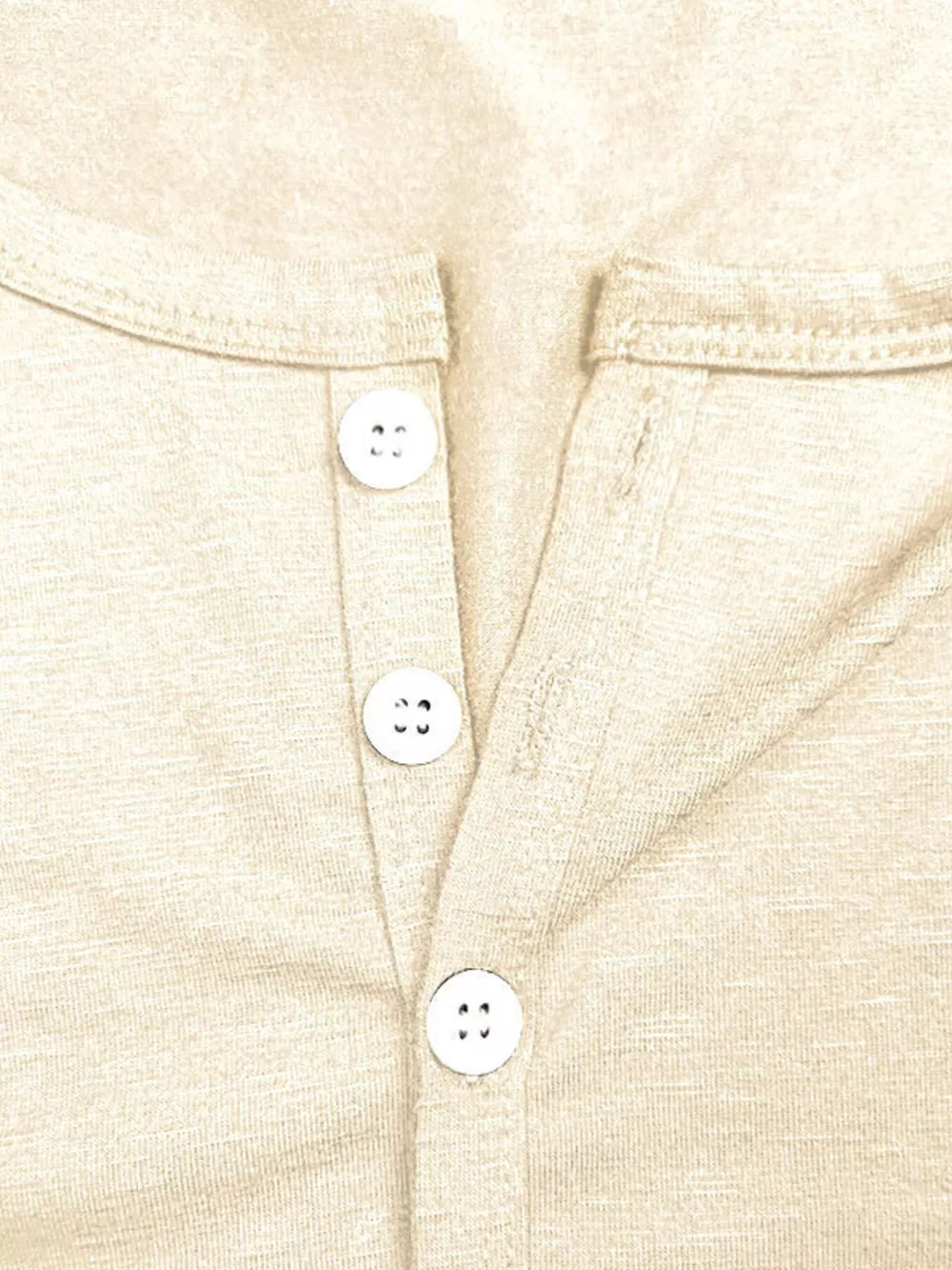 Men's Full Size Button Detail Short Sleeve Active T-Shirt Plus Size