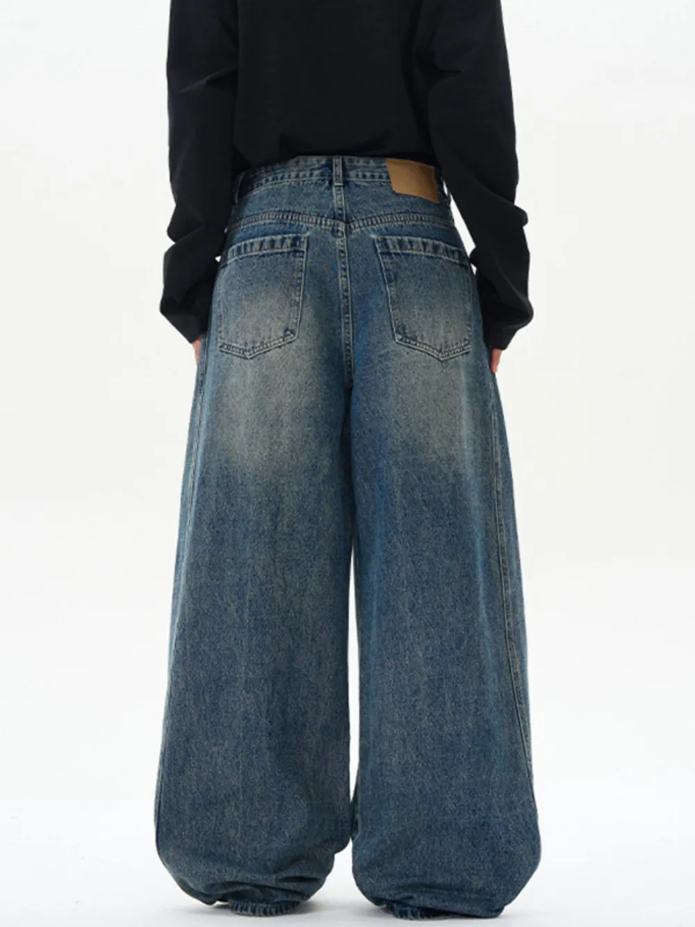 Men's Vintage Wash Curved Jeans, image 3