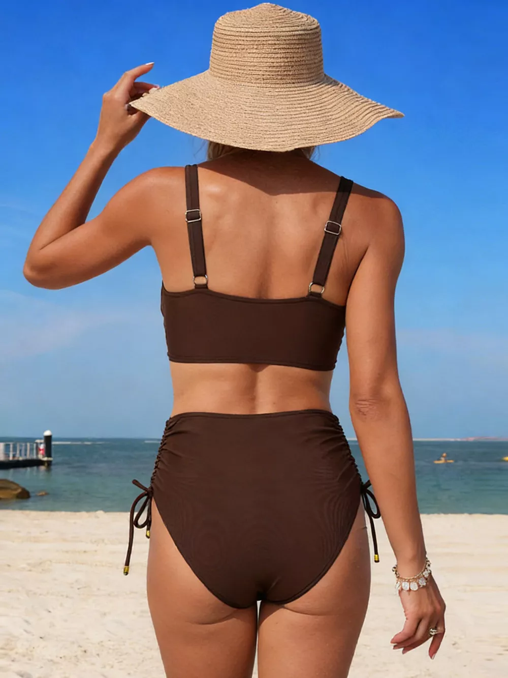 Crisscross High-Waisted Swim Set, image 14