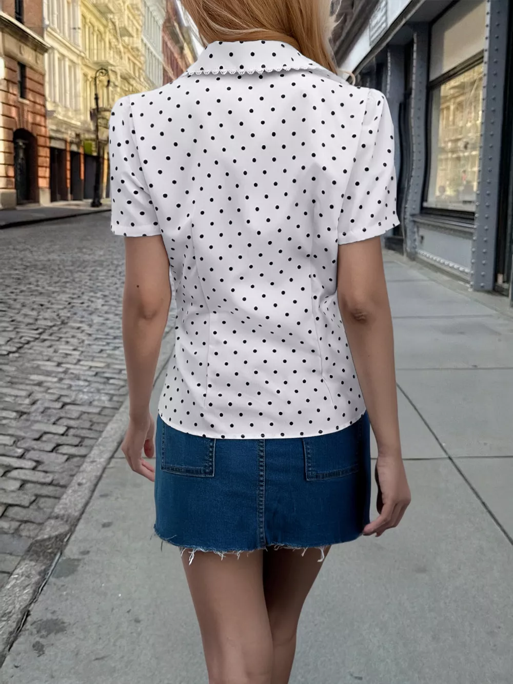 Polka Dot Short Sleeve Shirt, image 5