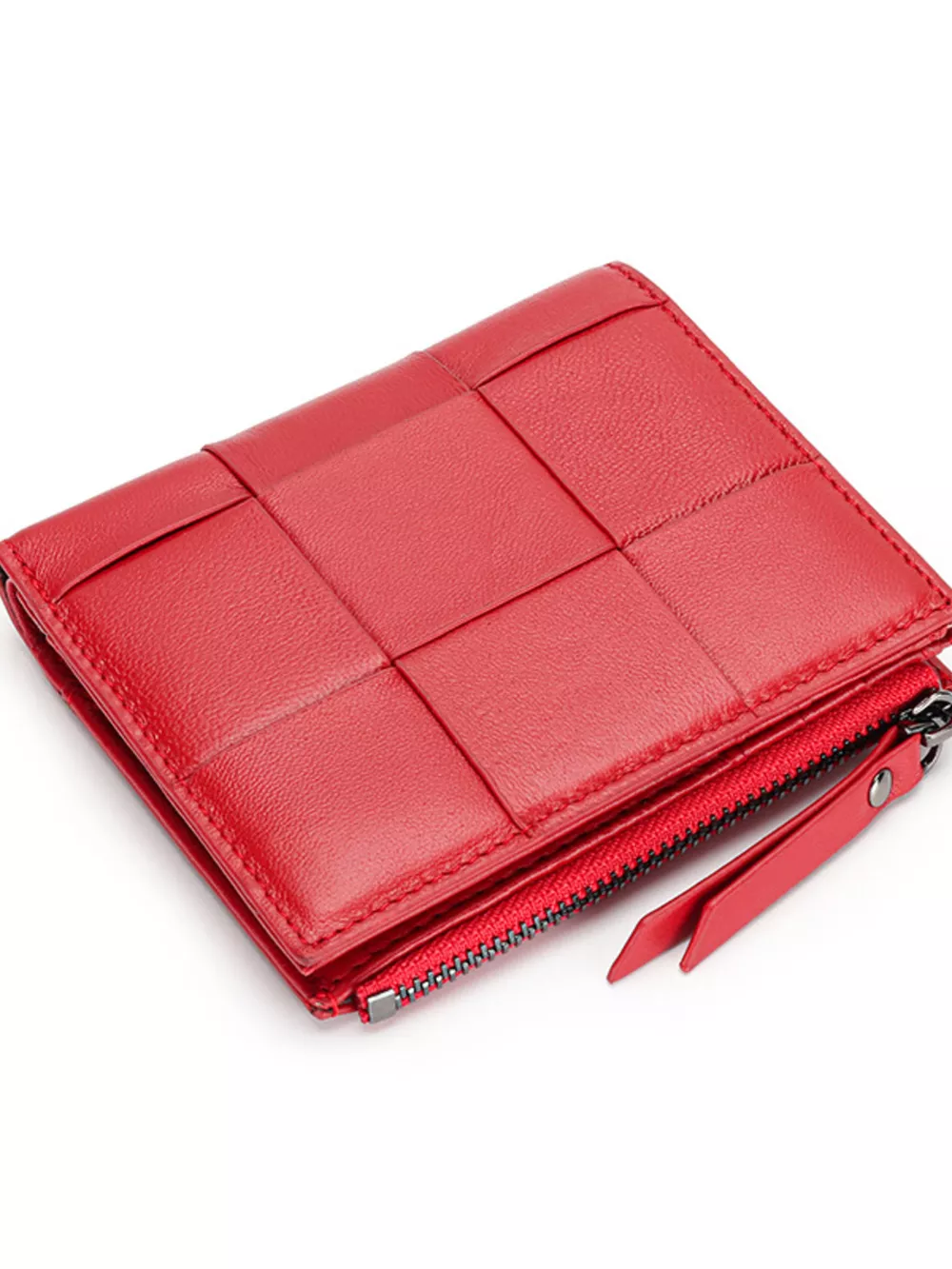 Woven Leather Card Case, image 6