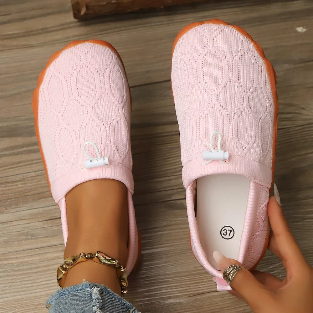 Round Toe Drawstring Slip-Ons, image 12