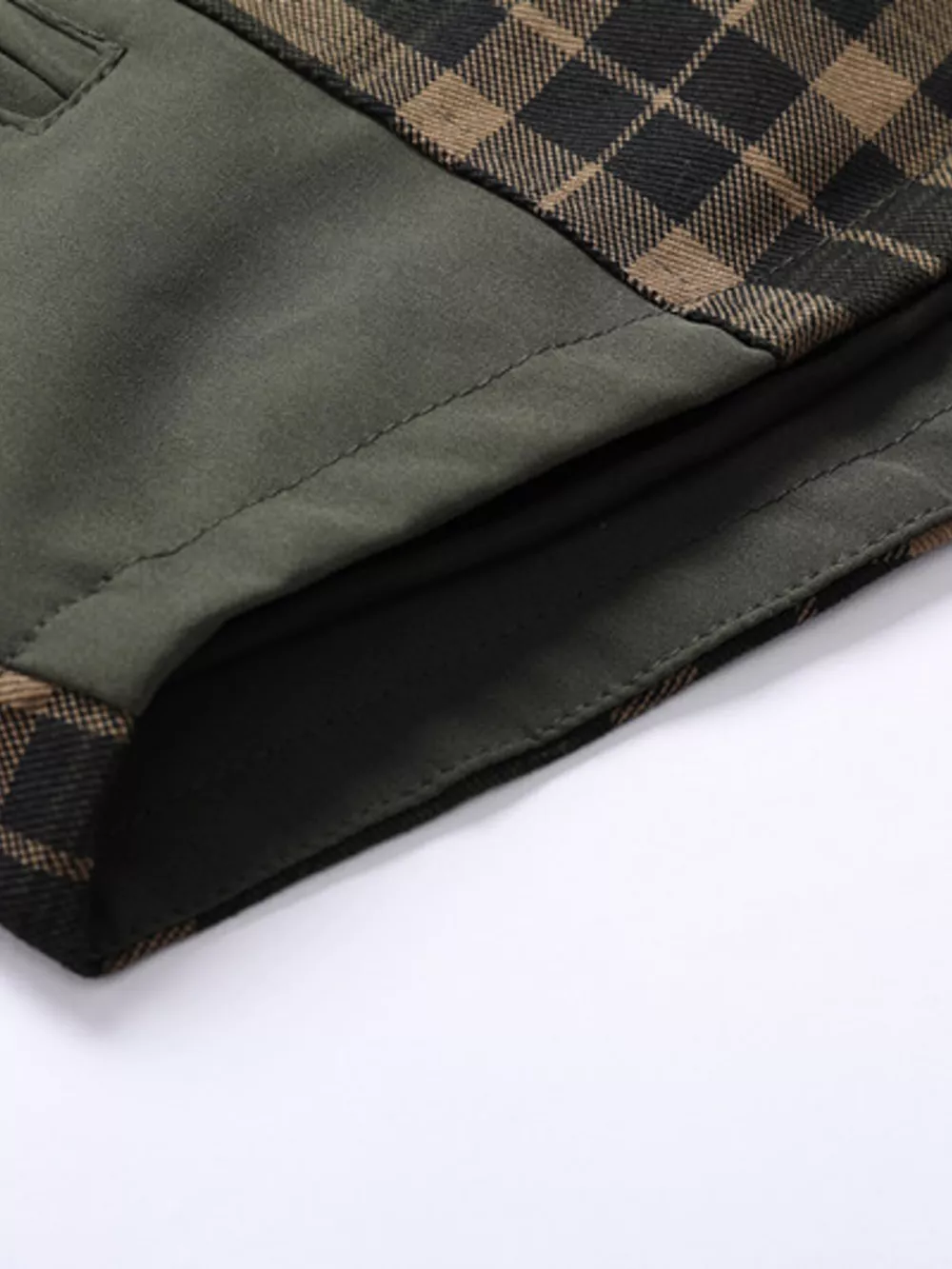 Men's Full Size Button Up Long Sleeve Plaid Shirt Plus Size, image 10